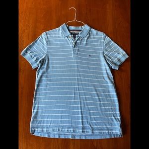 Size S, Men’s Ralph Lauren Polo - Blue and white striped